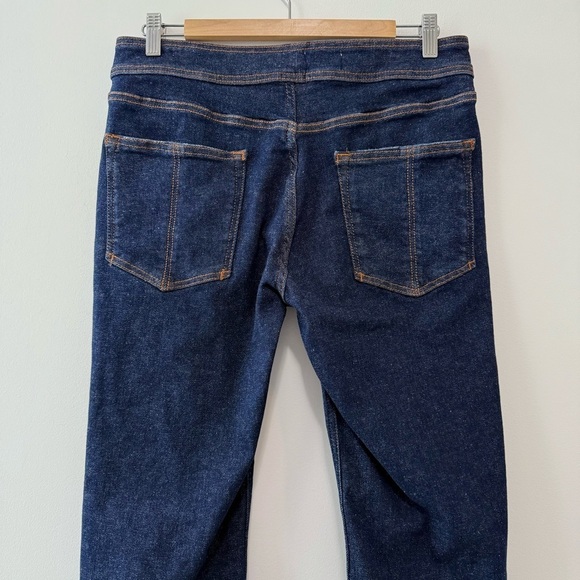 Anthropologie Pilcro The Nyhavn Cropped Flare Leg Jeans Dark Blue Sz 32 - Picture 6 of 15